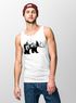 Herren Tank-Top Bär Kunst Grafik Printshirt Tiermotiv Adventure Muskelshirt Muscle Shirt Neverless®preview