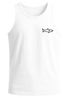 Herren Tank-Top Baumwolle Print Logo Monoline Shark Polygon Hai Printshirt Männer Sommer Fashion Muskelshirt Neverless®preview