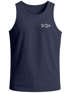Herren Tank-Top Baumwolle Print Logo Monoline Shark Polygon Hai Printshirt Männer Sommer Fashion Muskelshirt Neverless®preview