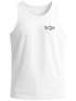 Herren Tank-Top Baumwolle Print Logo Monoline Shark Polygon Hai Printshirt Männer Sommer Fashion Muskelshirt Neverless®preview