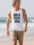 Herren Tank-Top Beach please Muskelshirt Muscle Shirt Neverless®preview