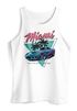 Herren Tank-Top Bedruckt Miami Beach Surfing Motiv USA Retro Automobil 80er  Muskelshirt Muscle Shirt Neverless®preview