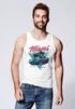 Herren Tank-Top Bedruckt Miami Beach Surfing Motiv USA Retro Automobil 80er  Muskelshirt Muscle Shirt Neverless®preview