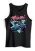 Herren Tank-Top Bedruckt Miami Beach Surfing Motiv USA Retro Automobil 80er  Muskelshirt Muscle Shirt Neverless®preview