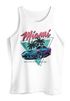 Herren Tank-Top Bedruckt Miami Beach Surfing Motiv USA Retro Automobil 80er  Muskelshirt Muscle Shirt Neverless®preview