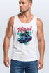 Herren Tank-Top Bedruckt Miami Beach Surfing Motiv USA Retro Automobil 80er Muskelshirt Muscle Shirt Neverless®preview