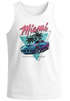 Herren Tank-Top Bedruckt Miami Beach Surfing Motiv USA Retro Automobil 80er Muskelshirt Muscle Shirt Neverless®preview