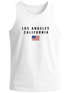 Herren Tank-Top Bedruckt Schriftzug California Los Angeles USA Amerika Flagge Muskelshirt Muscle Shirt Neverless®preview