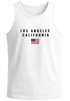 Herren Tank-Top Bedruckt Schriftzug California Los Angeles USA Amerika Flagge Muskelshirt Muscle Shirt Neverless®preview
