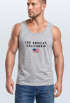 Herren Tank-Top Bedruckt Schriftzug California Los Angeles USA Amerika Flagge Muskelshirt Muscle Shirt Neverless®preview