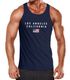 Herren Tank-Top Bedruckt Schriftzug California Los Angeles USA Amerika Flagge Muskelshirt Muscle Shirt Neverless®preview