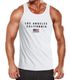 Herren Tank-Top Bedruckt Schriftzug California Los Angeles USA Amerika Flagge Muskelshirt Muscle Shirt Neverless®preview