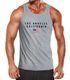 Herren Tank-Top Bedruckt Schriftzug California Los Angeles USA Amerika Flagge Muskelshirt Muscle Shirt Neverless®preview