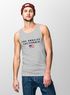 Herren Tank-Top Bedruckt Schriftzug California Los Angeles USA Amerika Flagge Muskelshirt Muscle Shirt Neverless®preview