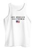 Herren Tank-Top Bedruckt Schriftzug California Los Angeles USA Amerika Flagge Muskelshirt Muscle Shirt Neverless®preview