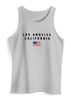 Herren Tank-Top Bedruckt Schriftzug California Los Angeles USA Amerika Flagge Muskelshirt Muscle Shirt Neverless®preview