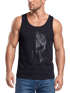 Herren Tank-Top Bedruckt Sparta-Helm Spartaner Helmet Printshirt Muskelshirt Muscle Shirt Neverless®preview