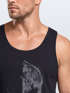 Herren Tank-Top Bedruckt Sparta-Helm Spartaner Helmet Printshirt Muskelshirt Muscle Shirt Neverless®preview