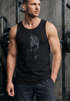 Herren Tank-Top Bedruckt Sparta-Helm Spartaner Helmet Printshirt Muskelshirt Muscle Shirt Neverless®preview