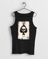 Herren Tank-Top Bedruckt Totenkopf Skull Spielkarte Pik Ass Kartenspiel Printshirt  Muskelshirt Muscle Shirt Neverless®preview