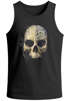 Herren Tank-Top Bedruckt Totenkopf Totenschädel Skull Tattoo Tribal Print Muskelshirt Muscle Shirt Neverless®preview