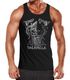 Herren Tank-Top Bedruckt Valhalla Wikinger Odin Wotan Axt Print Muskelshirt Muscle Shirt Neverless®preview