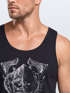 Herren Tank-Top Bedruckt Valhalla Wikinger Odin Wotan Axt Print Muskelshirt Muscle Shirt Neverless®preview