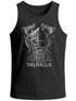 Herren Tank-Top Bedruckt Valhalla Wikinger Odin Wotan Axt Print Muskelshirt Muscle Shirt Neverless®preview