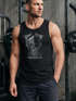 Herren Tank-Top Bedruckt Valhalla Wikinger Odin Wotan Axt Print Muskelshirt Muscle Shirt Neverless®preview