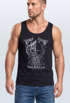 Herren Tank-Top Bedruckt Valhalla Wikinger Odin Wotan Axt Print Muskelshirt Muscle Shirt Neverless®preview