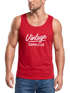 Herren Tank-Top Bedruckt Vintage Schriftzug Retro Design Aufdruck Print Muskelshirt Muscle Shirt Neverless®preview