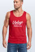 Herren Tank-Top Bedruckt Vintage Schriftzug Retro Design Aufdruck Print Muskelshirt Muscle Shirt Neverless®preview