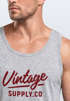 Herren Tank-Top Bedruckt Vintage Schriftzug Retro Design Aufdruck Print Muskelshirt Muscle Shirt Neverless®preview