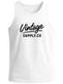 Herren Tank-Top Bedruckt Vintage Schriftzug Retro Design Aufdruck Print Muskelshirt Muscle Shirt Neverless®preview