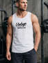 Herren Tank-Top Bedruckt Vintage Schriftzug Retro Design Aufdruck Print Muskelshirt Muscle Shirt Neverless®preview