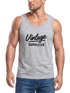 Herren Tank-Top Bedruckt Vintage Schriftzug Retro Design Aufdruck Print Muskelshirt Muscle Shirt Neverless®preview