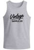 Herren Tank-Top Bedruckt Vintage Schriftzug Retro Design Aufdruck Print Muskelshirt Muscle Shirt Neverless®preview