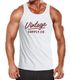 Herren Tank-Top Bedruckt Vintage Schriftzug Retro Design Aufdruck Print Muskelshirt Muscle Shirt Neverless®preview