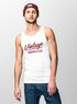 Herren Tank-Top Bedruckt Vintage Schriftzug Retro Design Aufdruck Print Muskelshirt Muscle Shirt Neverless®preview