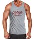 Herren Tank-Top Bedruckt Vintage Schriftzug Retro Design Aufdruck Print Muskelshirt Muscle Shirt Neverless®preview