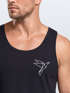 Herren Tank-Top Bedruckt Vogel Origami Polygon Brustprint Logo Muskelshirt Neverless®preview