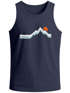 Herren Tank-Top Berg Wandern Natur Outdoor Aufdruck Print Muskelshirt Neverless®preview