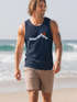 Herren Tank-Top Berg Wandern Natur Outdoor Aufdruck Print Muskelshirt Neverless®preview