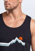 Herren Tank-Top Berg Wandern Natur Outdoor Aufdruck Print Muskelshirt Neverless®preview