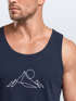 Herren Tank-Top Berge Wandern Brustprint Aufdrucke Gebirge Outdoor Fashion Sommer Muskelshirt Neverless®preview