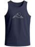 Herren Tank-Top Berge Wandern Brustprint Aufdrucke Gebirge Outdoor Fashion Sommer Muskelshirt Neverless®preview