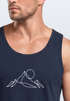 Herren Tank-Top Berge Wandern Brustprint Aufdrucke Gebirge Outdoor Fashion Sommer Muskelshirt Neverless®preview