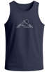 Herren Tank-Top Berge Wandern Brustprint Aufdrucke Gebirge Outdoor Fashion Sommer Muskelshirt Neverless®preview