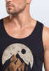 Herren Tank-Top Berge Wandern Outdoor Grafikshirt Naturmotiv Frontprint Sommer Muskelshirt Fashion Neverless®preview