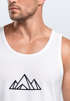 Herren Tank-Top Berge Wandern Polygon Design Print Outdoor Muskelshirt Neverless®preview